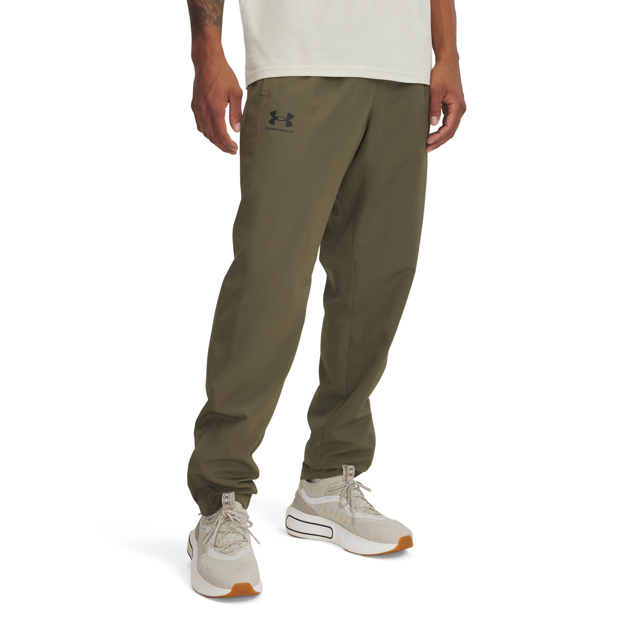 Under Armour - Pantalon Under Armour Rival Woven Windbreaker - Pantalons - Vert - Decathlon