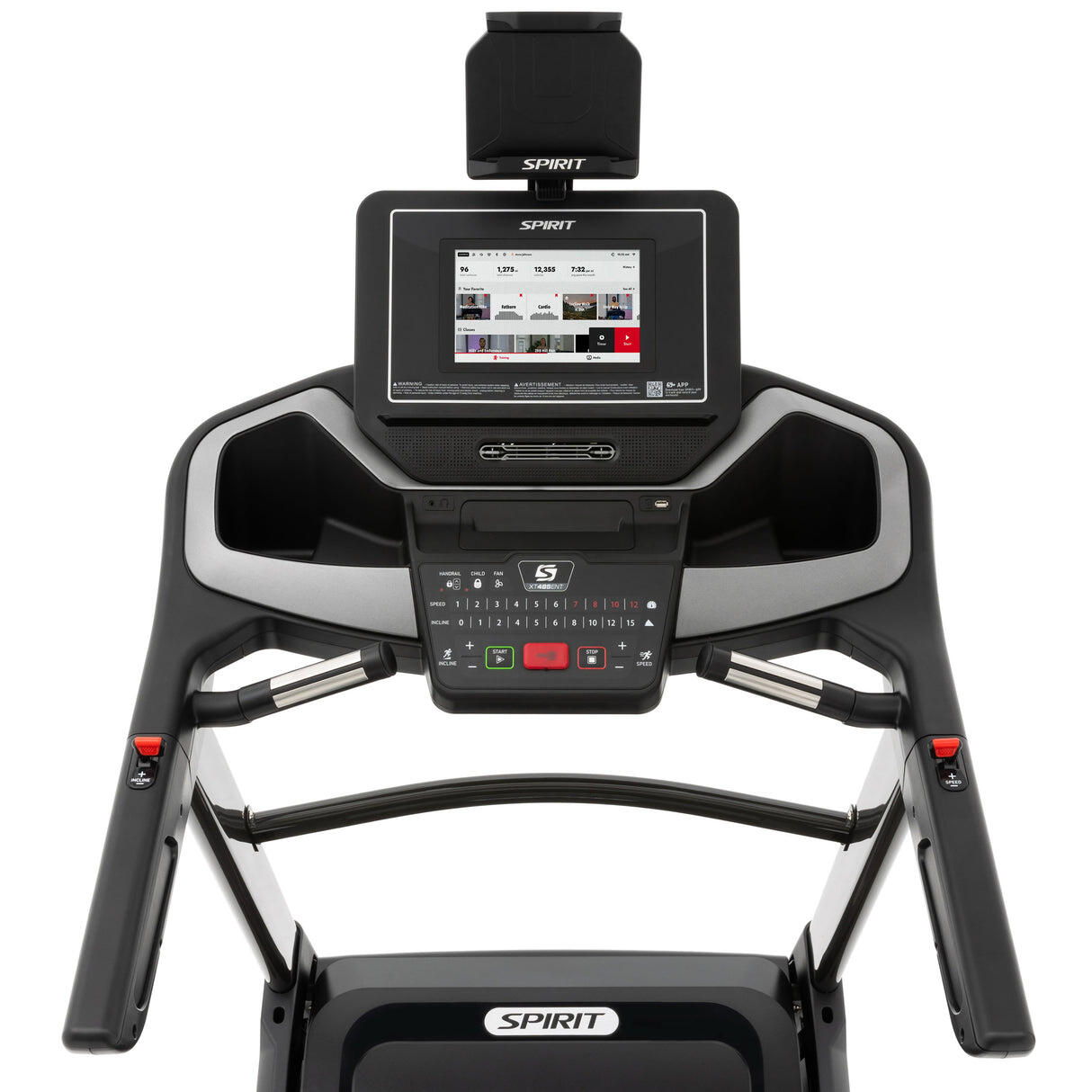 Spirit Laufband XT485 ENT mit Touchscreen und Entertainment-Funktionen 3/7