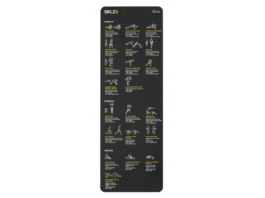 SKLZ Trainingsmatte 24"x72" 4,5 mm schwarz für Pilates und Yoga 3/7