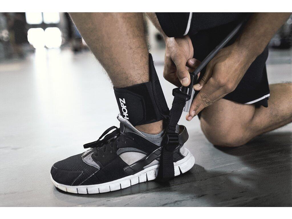 Entraîneur saut vertical HOPZ 2.0 SKLZ noir, élastique réglable 900g 5/6
