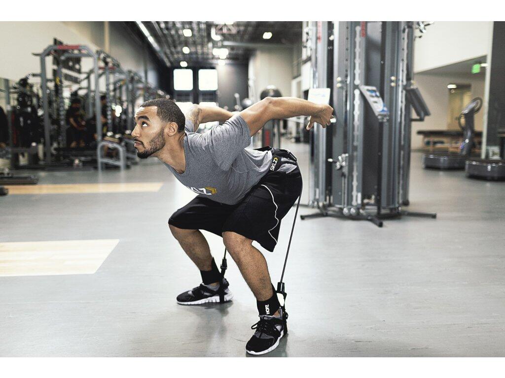 Entraîneur saut vertical HOPZ 2.0 SKLZ noir, élastique réglable 900g 6/6