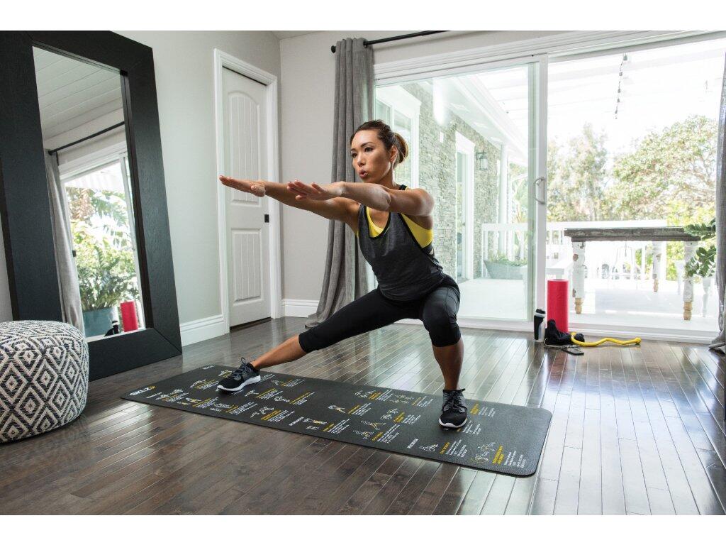 SKLZ Trainingsmatte 24"x72" 4,5 mm schwarz für Pilates und Yoga 7/7
