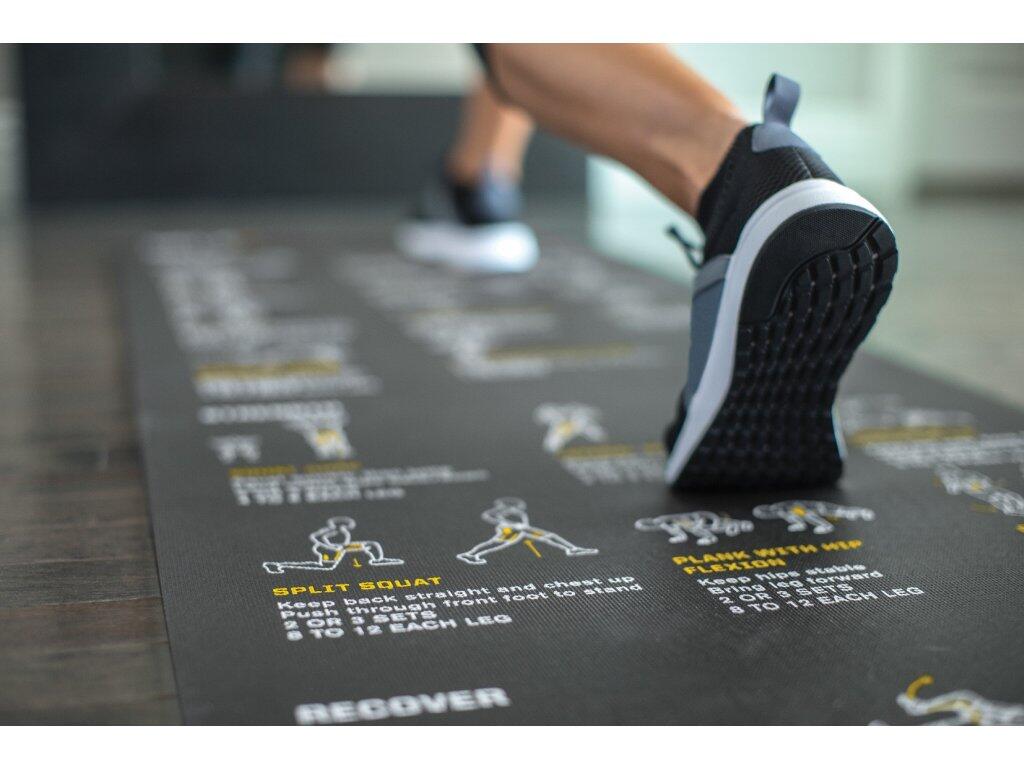 SKLZ Trainingsmatte 24"x72" 4,5 mm schwarz für Pilates und Yoga 6/7