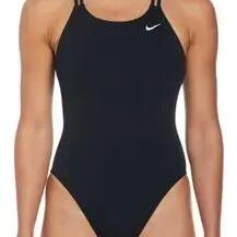 Womens/Ladies Spider One Piece Swimsuit (Black)