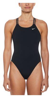 Nike Swim HydraStrong Solid Badeanzug Damen Schwarz Gr. 40