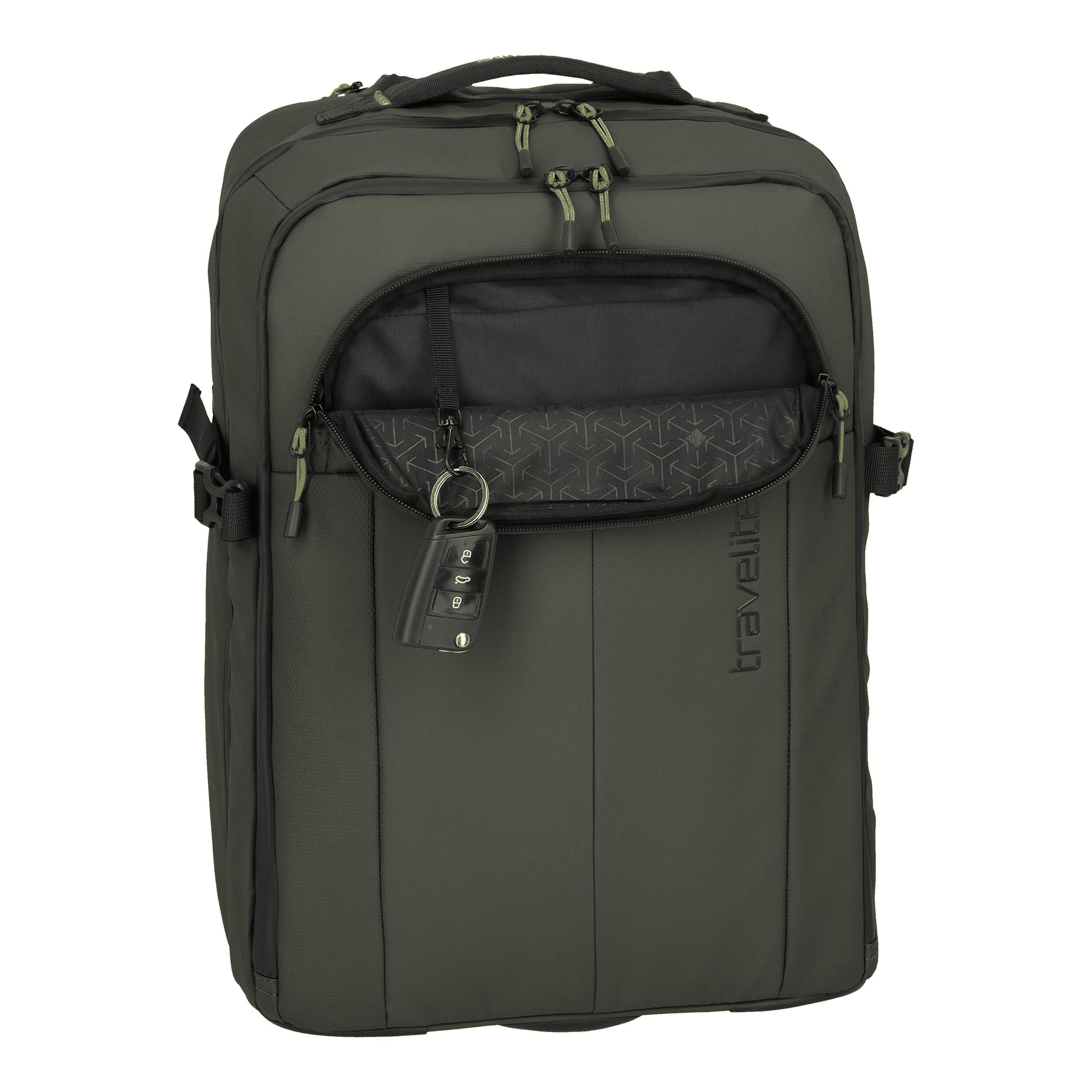 BRIIZE Trolley Backpack 2w, Khaki 3/7