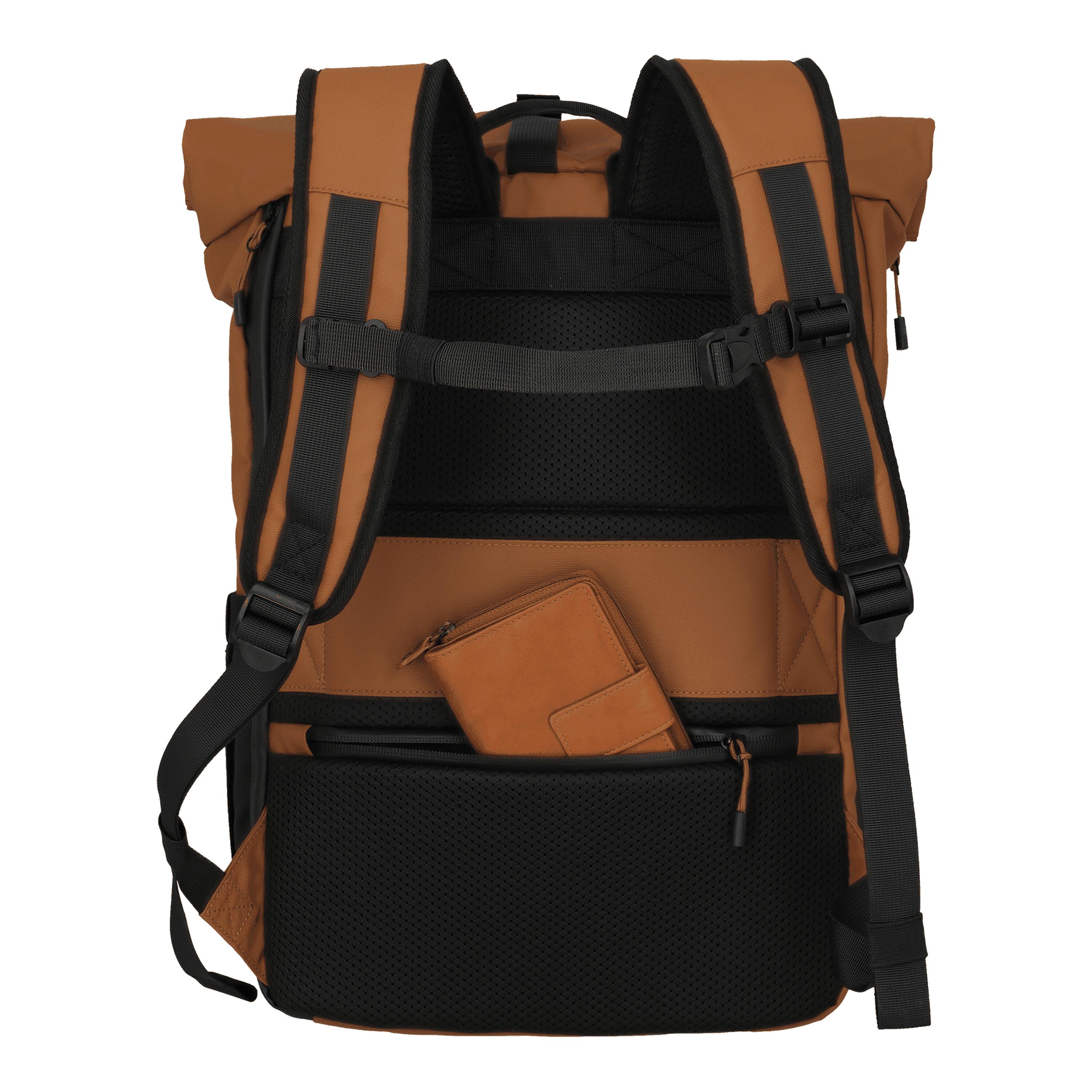 BRIIZE Backpack M Roll-up, Curry 6/7