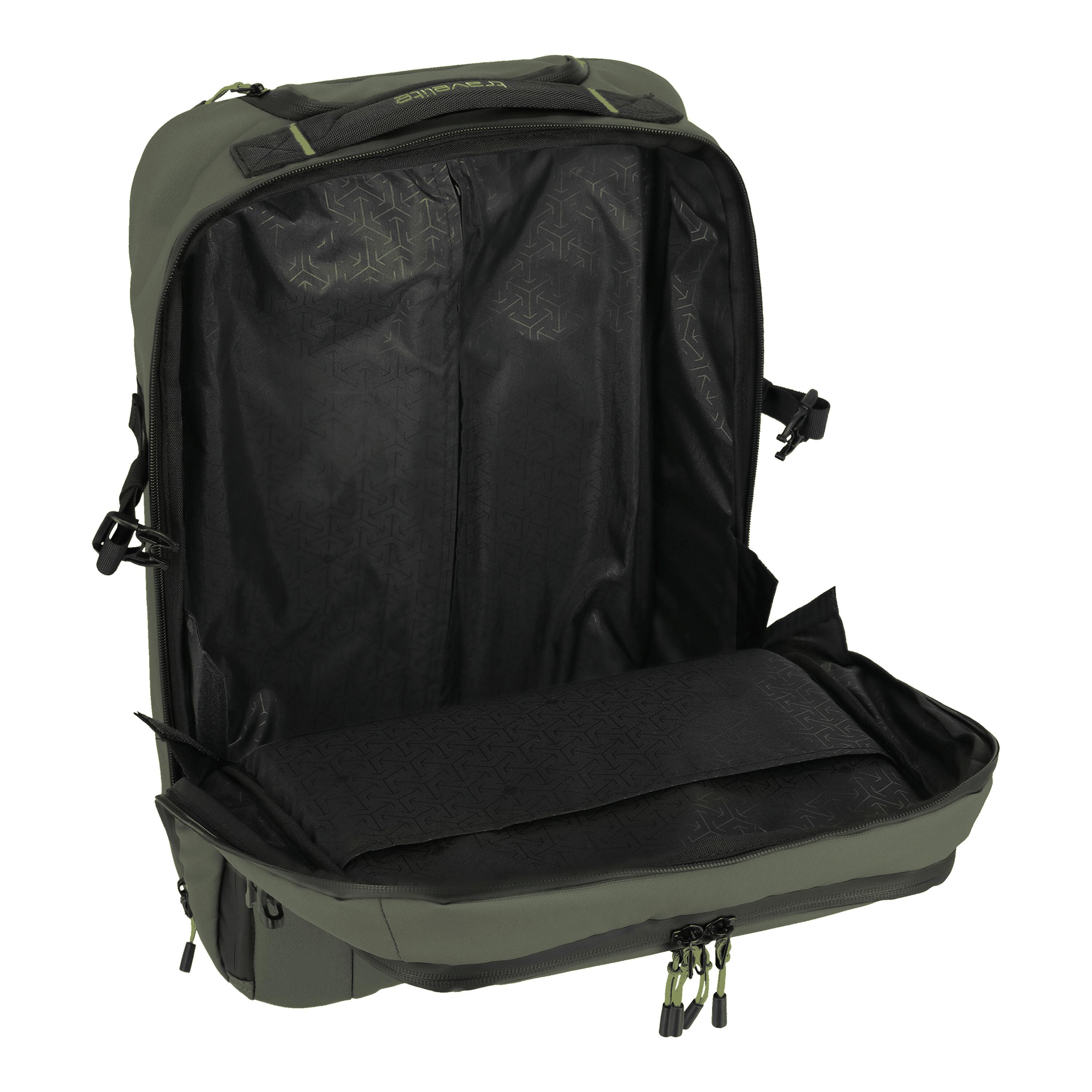 BRIIZE Trolley Backpack 2w, Khaki 5/7