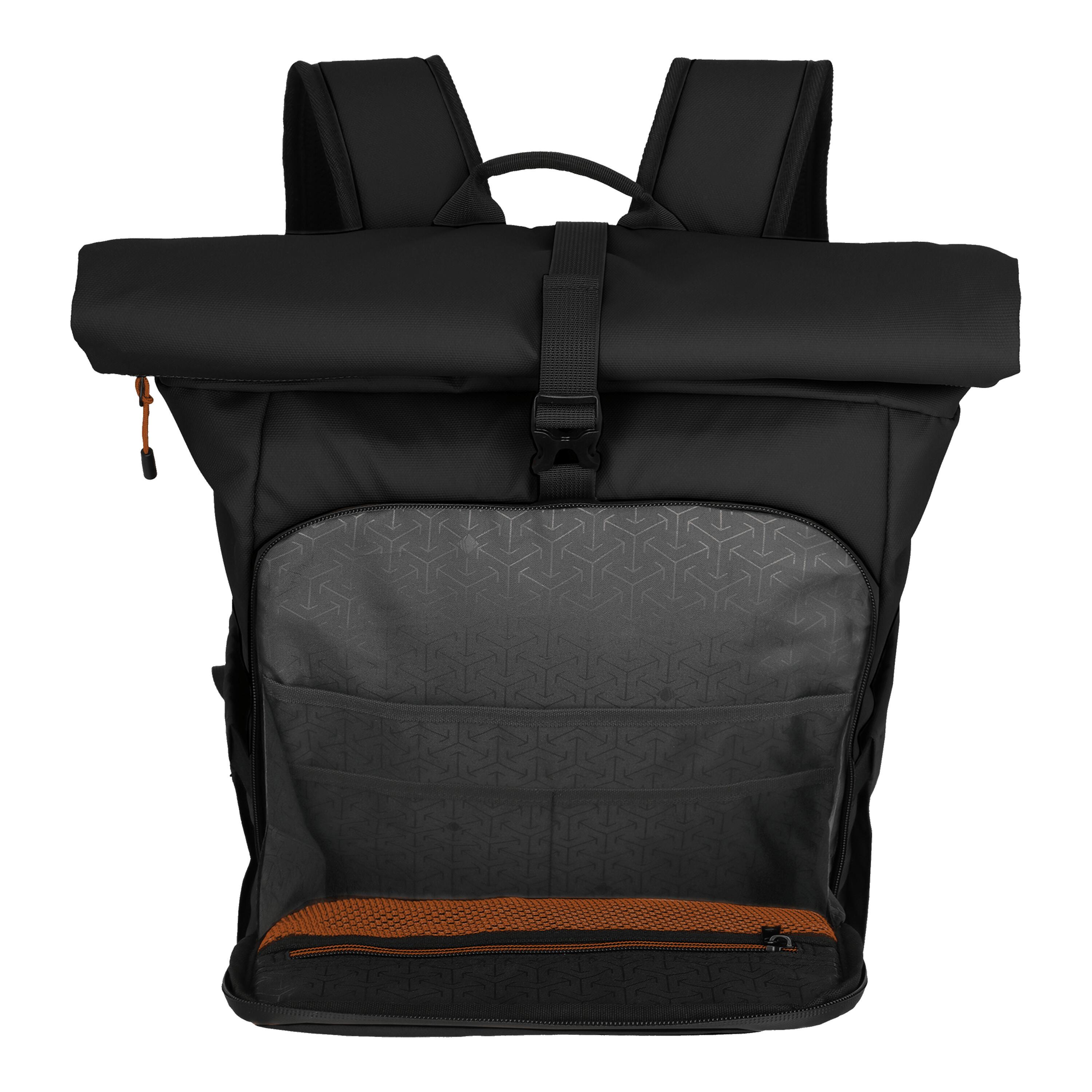 BRIIZE Backpack M Roll-up, Black 5/7