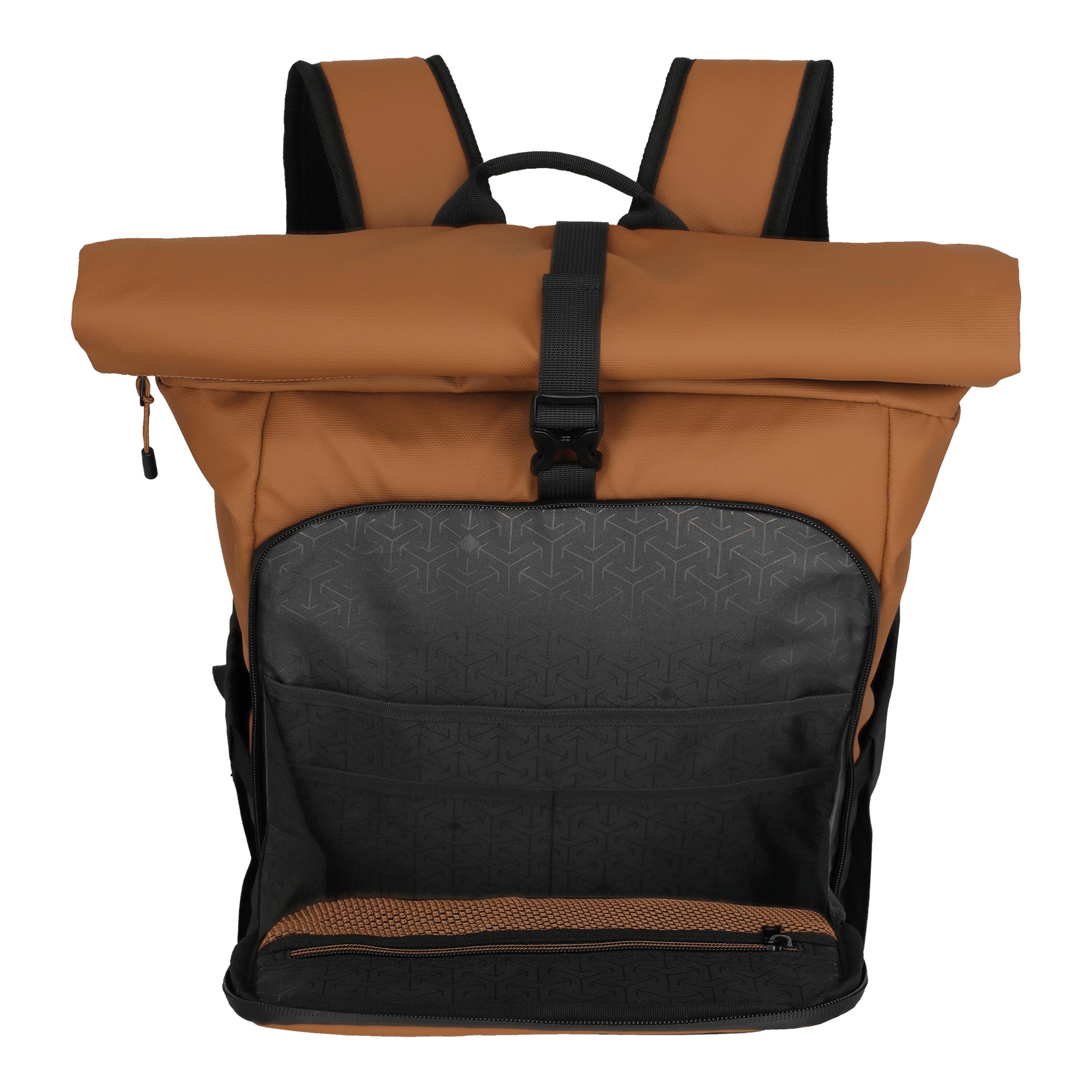 BRIIZE Backpack M Roll-up, Curry 4/7