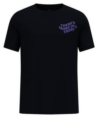 Odlo essentials print jersey met korte mouwen zwart