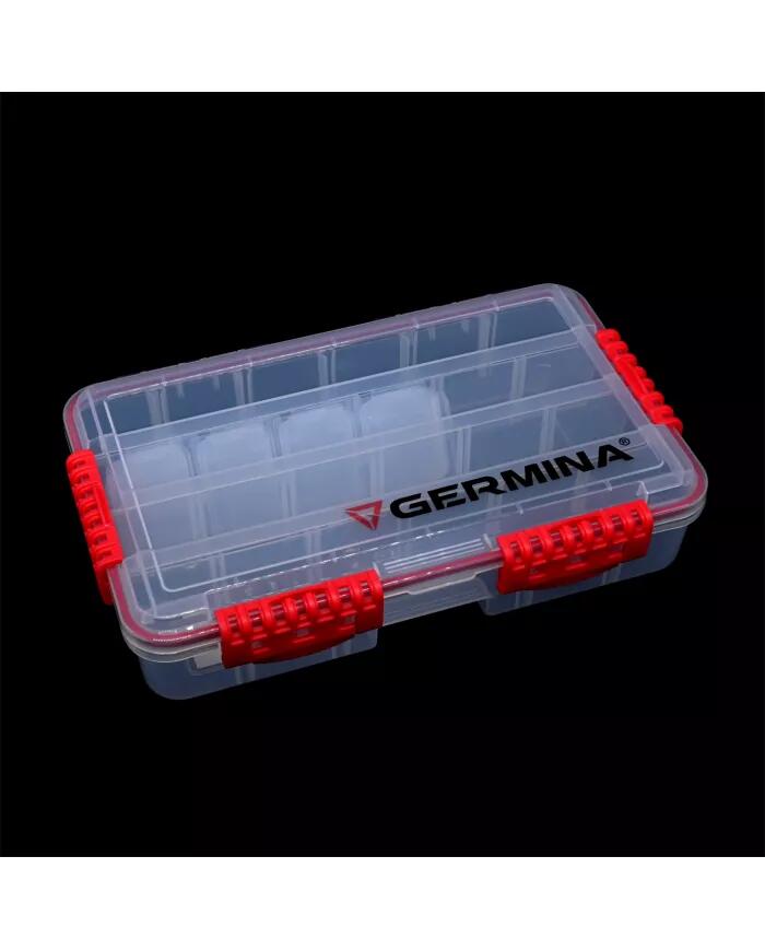 Pudełko wędkarskie na przynęte Germina Clear 35.5x22x5.5 cm 3/3