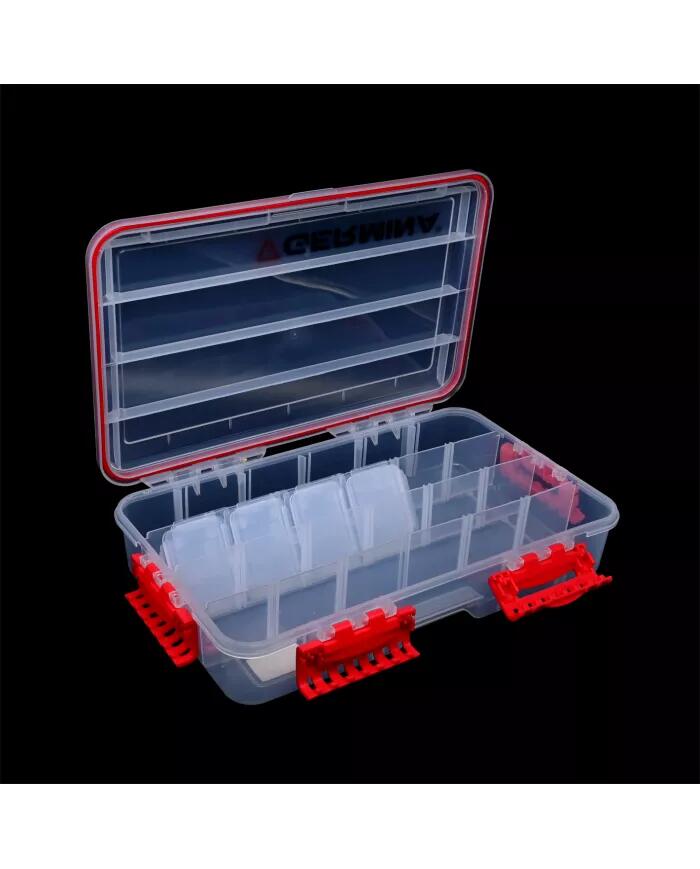 Pudełko wędkarskie na przynęte Germina Clear 35.5x22x5.5 cm 2/3