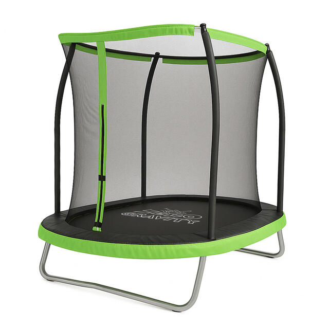 Zero Gravity Explorer 8x5.5ft Rectangular Trampoline and Enclosure ...