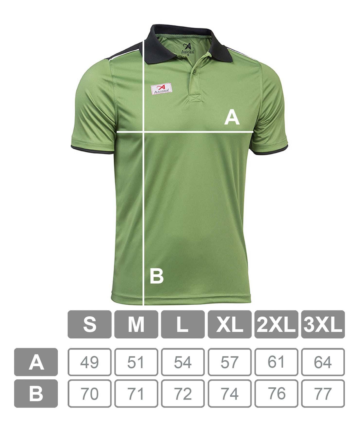 Polo de Homem da Padel Manga Curta Asioka PARIS Verde 100% Poliéster 6/6