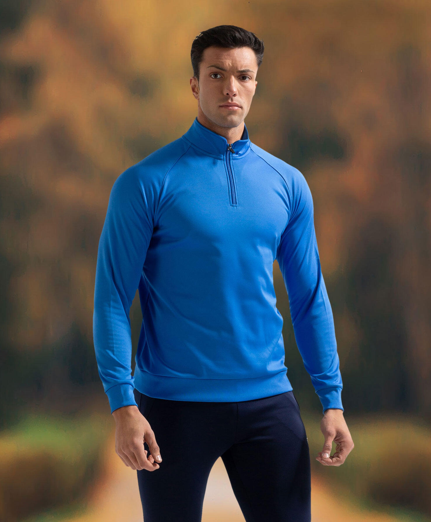 Sudadera de fútbol Adulto 1/2 cremallera Asioka BERLIN royal. 3/7