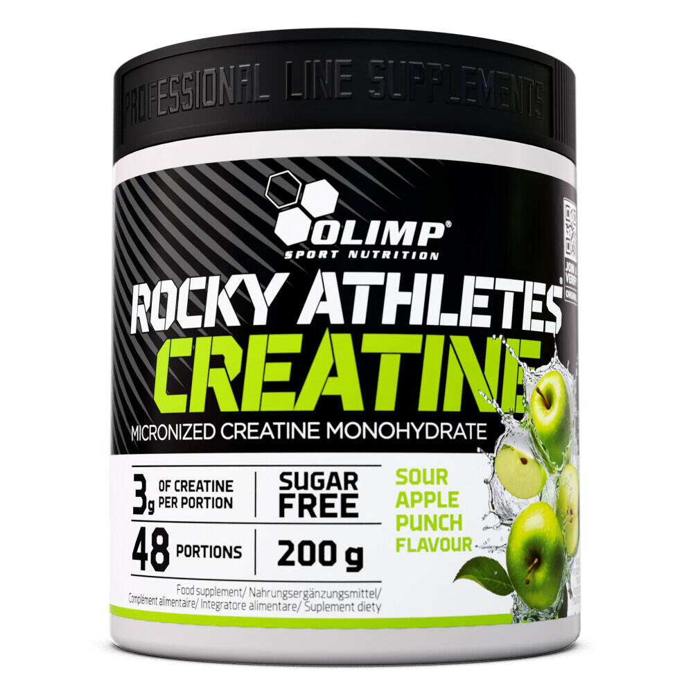 Olimp Sport - Créatine Monohydrate - Rocky Athletes Creatine - Punch Aux Pommes Acidulées 200g - Créatine - 200 G - Decathlon