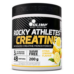 Créatine monohydrate - Rocky Athletes Creatine - Limonade aux Agrumes 200g
