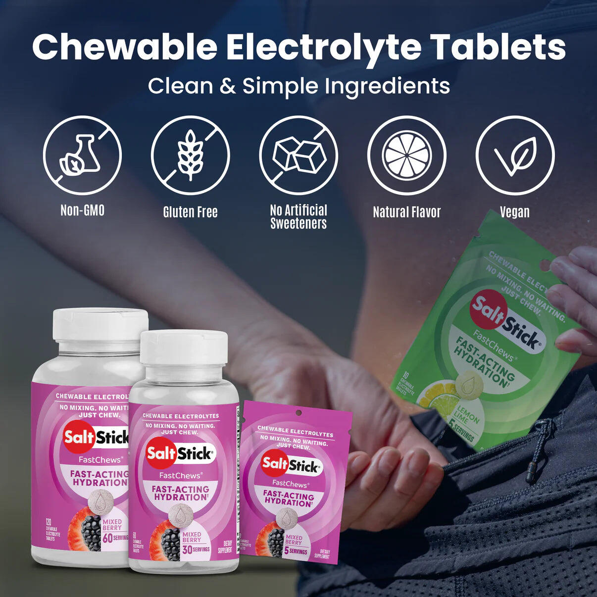 Saltstick Electrolyte Fast Chews 4/7