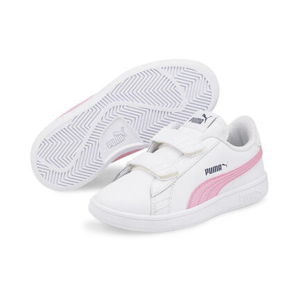 Zapatillas Niños PUMA Smash v2 Leather Blanco