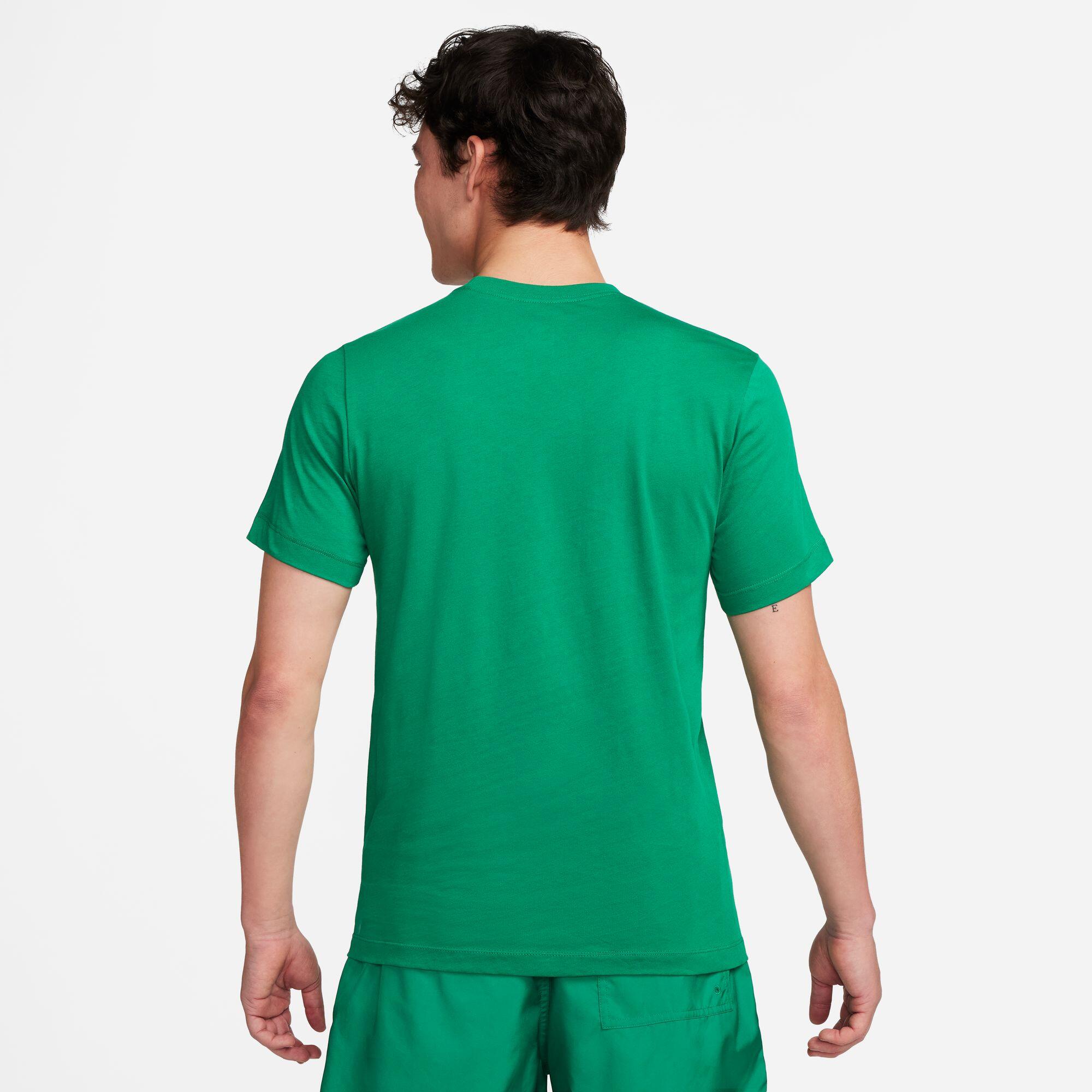 T-shirt uomo nike verde 2/4