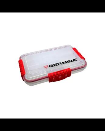 Pudełko wędkarskie na przynęty Germina Clear 27x18x4.8 cm