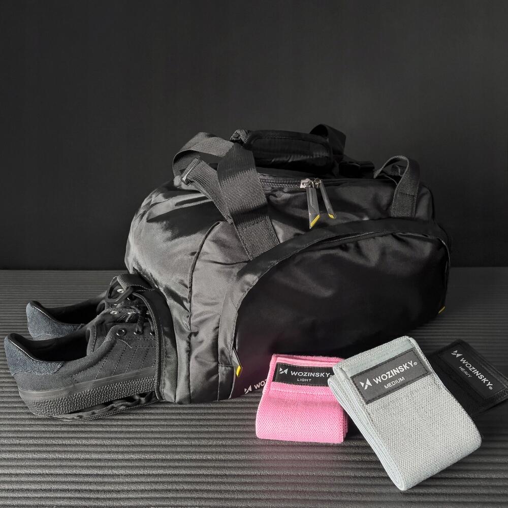 Borsa sportiva Wozinsky WSB-B01 16L nera convertibile in zaino 2/7