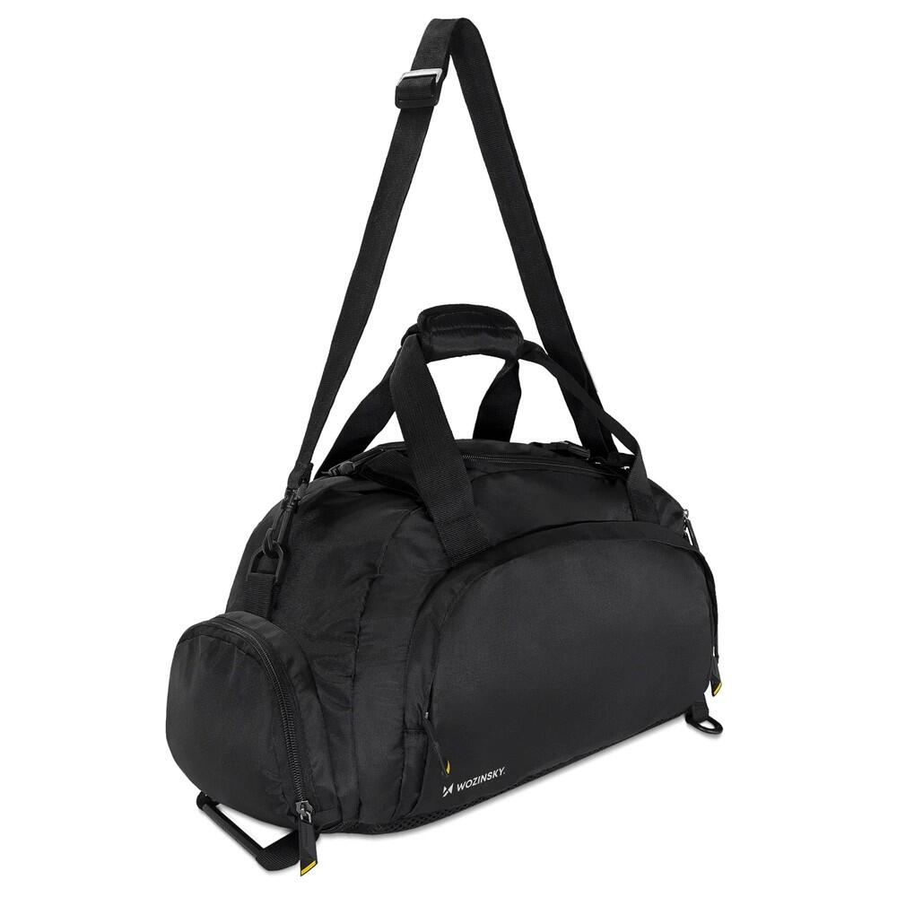 Wozinsky WSB-B01 16L Black Sports Bag Convertible to Backpack