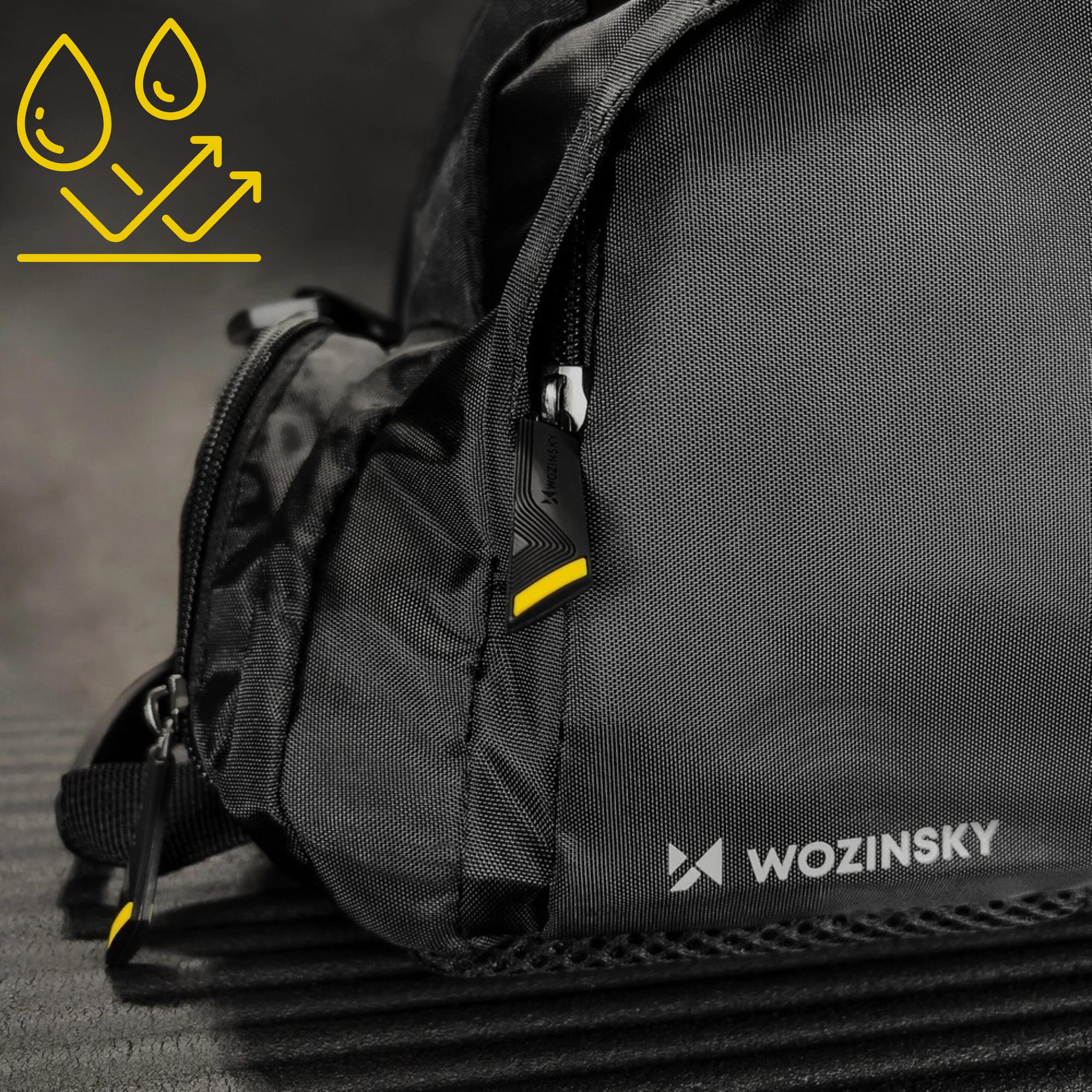 Borsa sportiva Wozinsky WSB-B01 16L nera convertibile in zaino 7/7