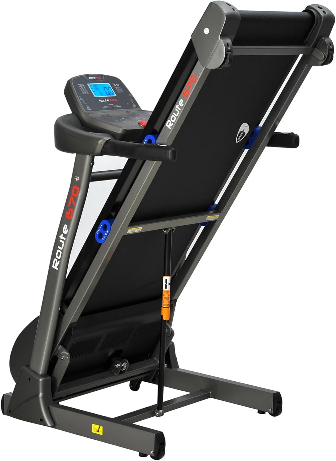 Tapis Roulant Elettrico Inclinazione Elettrica Getfit Route 675-2.5 CHP, 15 Live 3/4