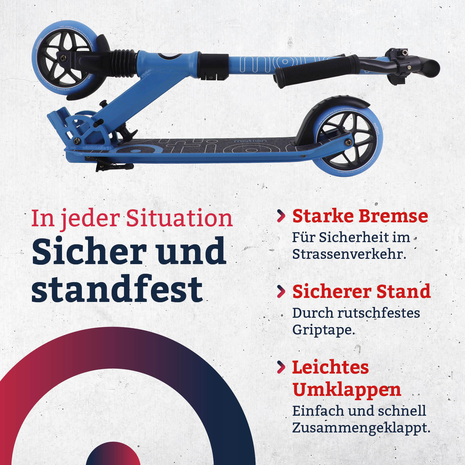Scooter  Smartway+ 145mm  Blau 3/7