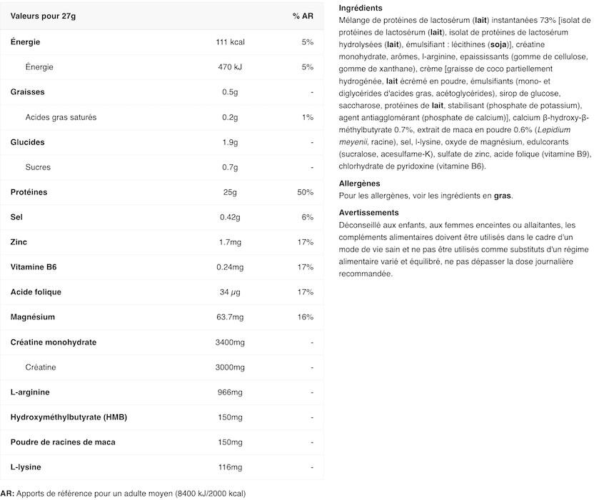 Protéine multi-sources - Anabolic Iso+Hydro - Vanille 2/3