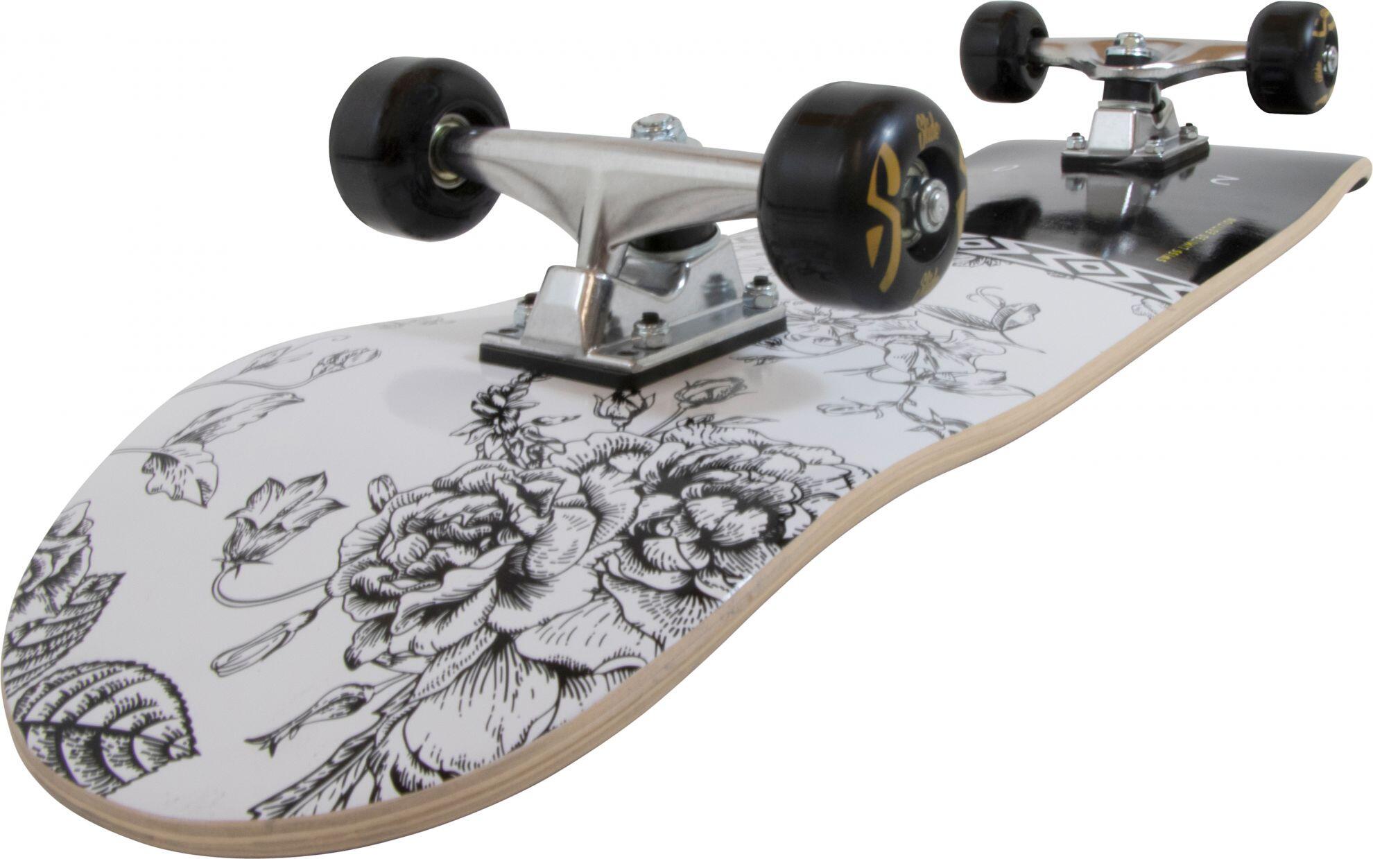 Slide  Skateboard  31-Zoll  noir & blanc 3/3