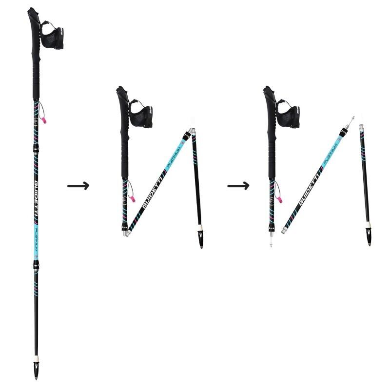 Guidetti - Bâton De Trail Guidetti Platinium Neo Pulse - Bâtons De Trail - Bleu|noir - 110cm - Decathlon
