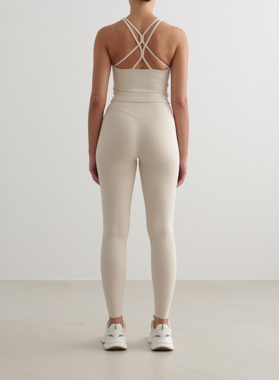 Mujer Leggings Moldeadoras Transpirable Beige Claro 2/6