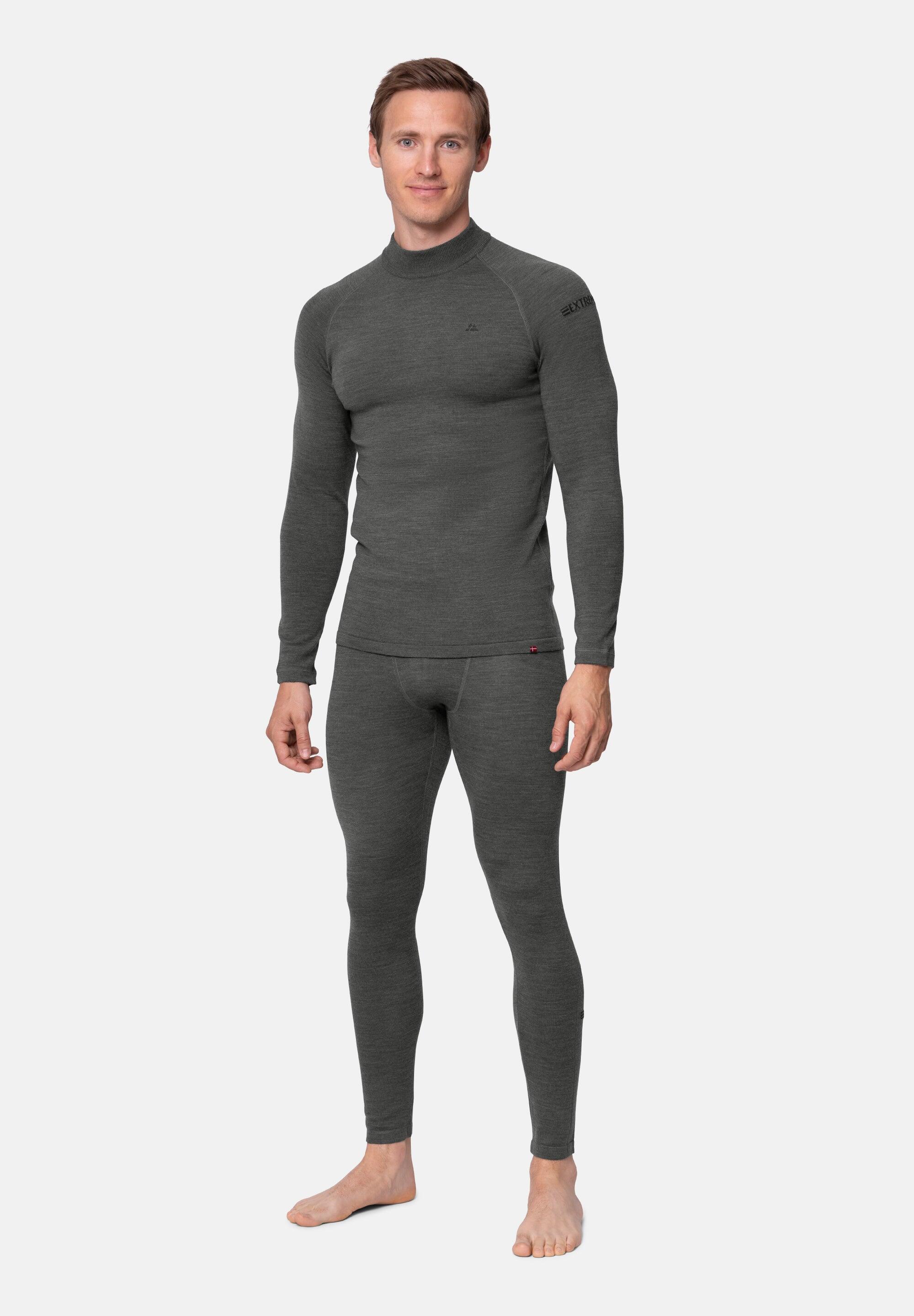 Mallas térmicas hombre lana merina extrema para clima frío 4/6