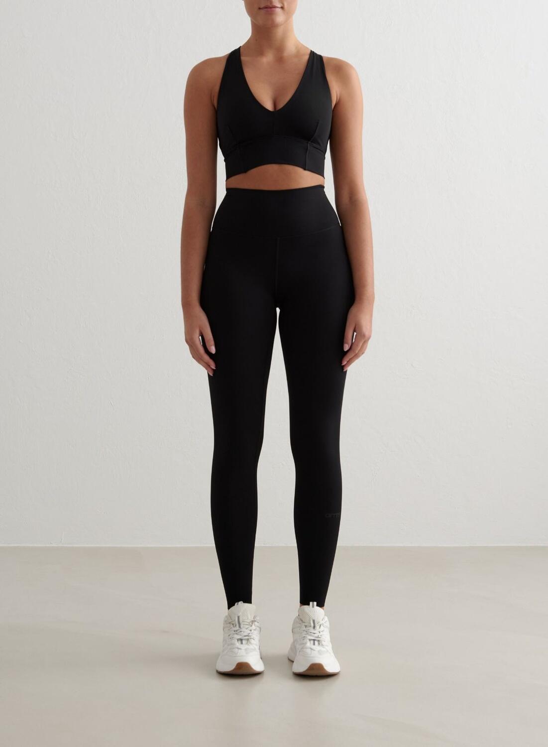 Damskie legginsy z wysokim stanem, squat proof, modelujące Sculpting Fit czarne