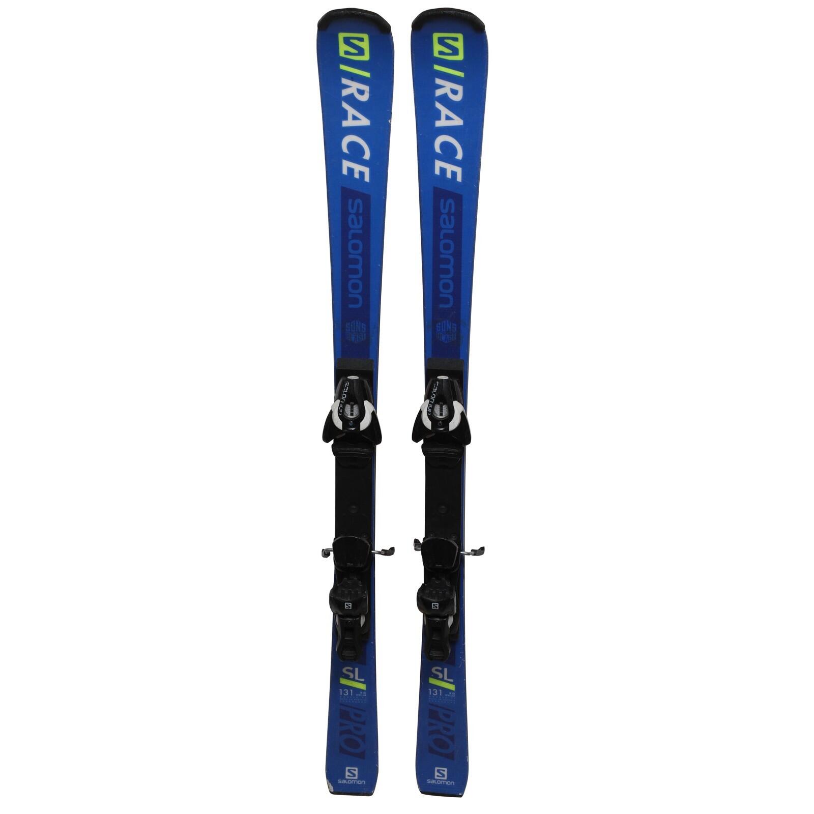 RECONDITIONNE - Ski Junior Salomon S Race Sl Pro + Fixations 2/4