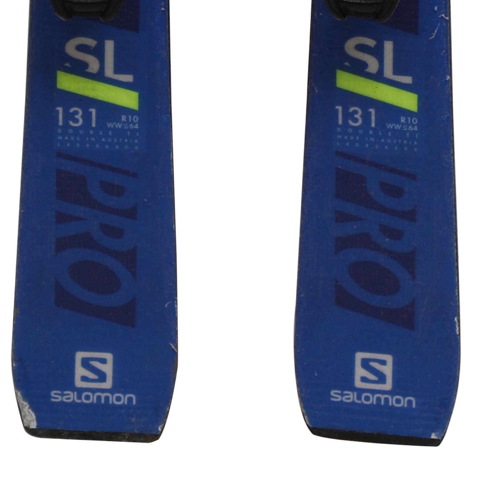 RECONDITIONNE - Ski Junior Salomon S Race Sl Pro + Fixations 4/4