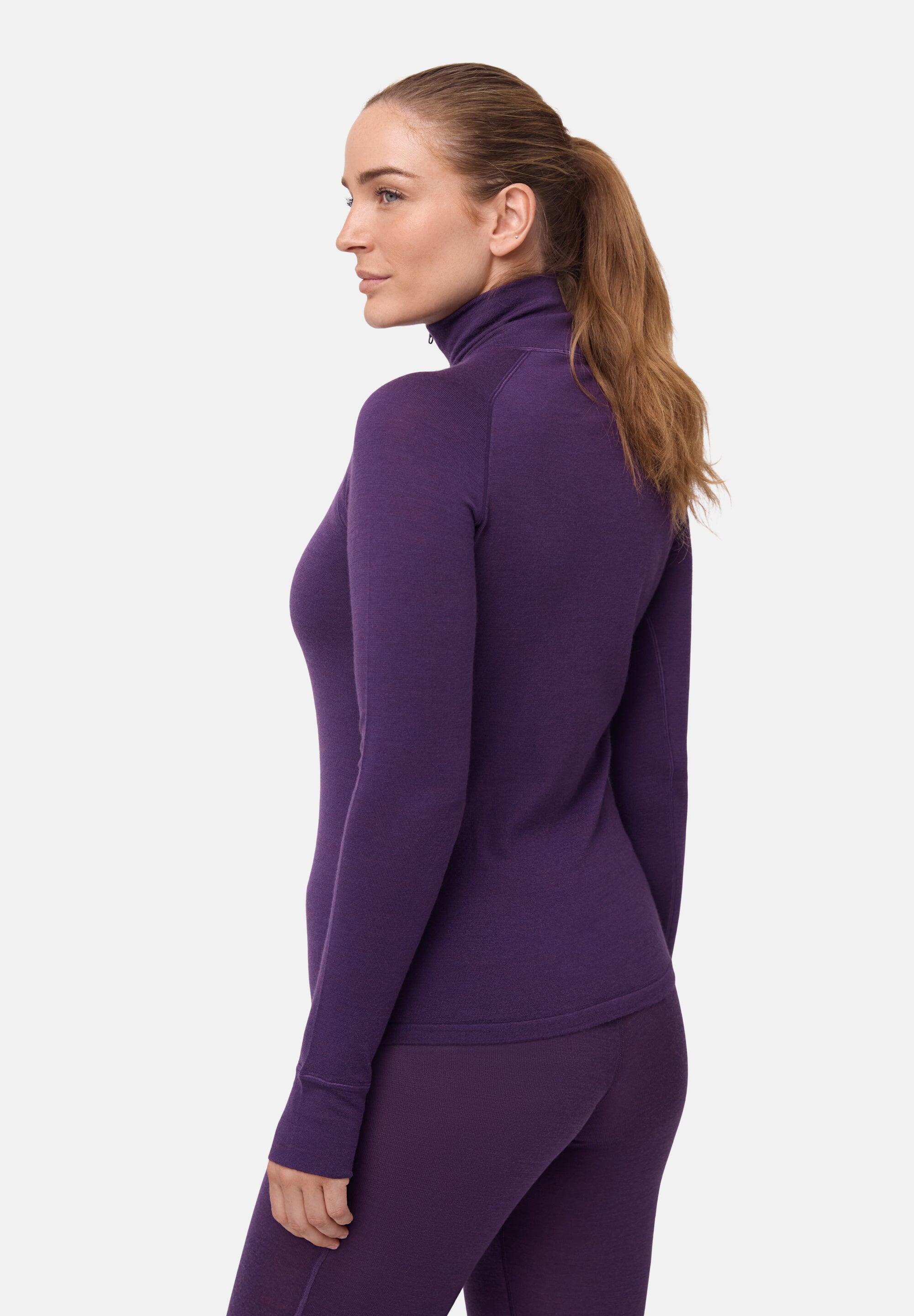 Camiseta térmica mujer merino con media cremallera 1 pack 3/6