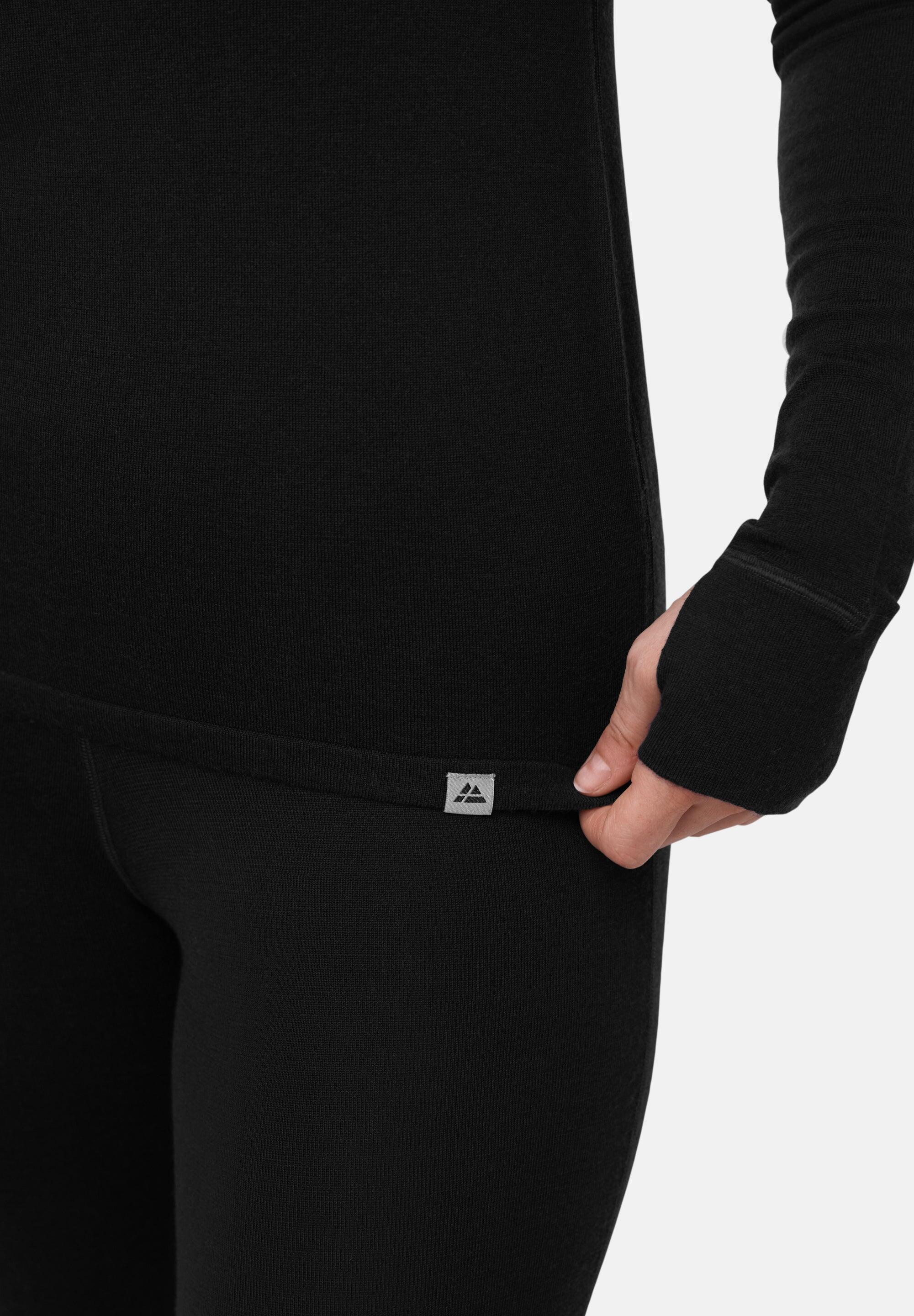 Haut thermique femme en laine mérinos demi-fermeture éclair 1 pack 4/6