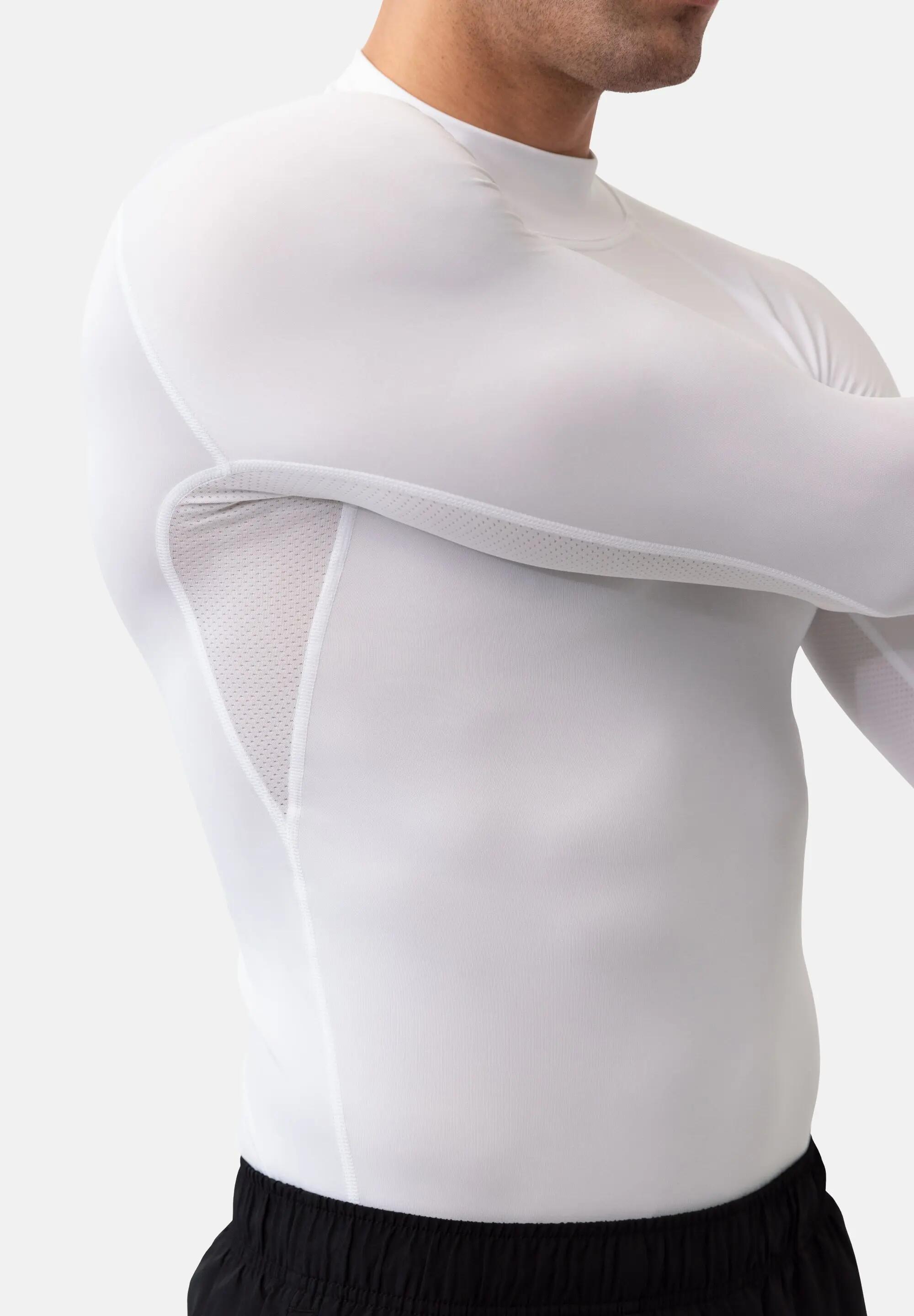Camisola compressão manga comprida homem treino e corrida 2-pack 5/6