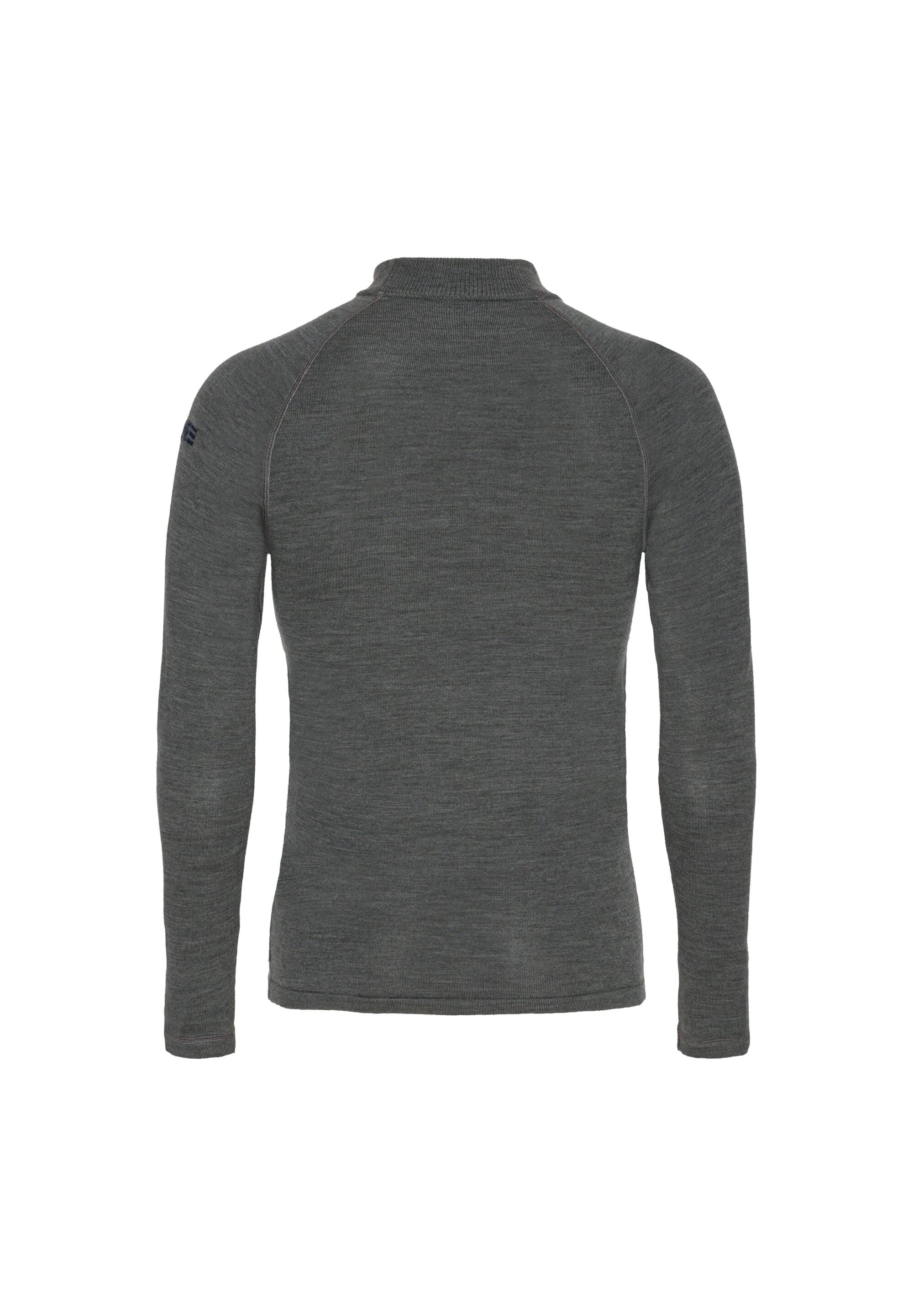 T-shirt Thermique Homme Manches Longues Laine Mérinos Extrême Froid 2/6