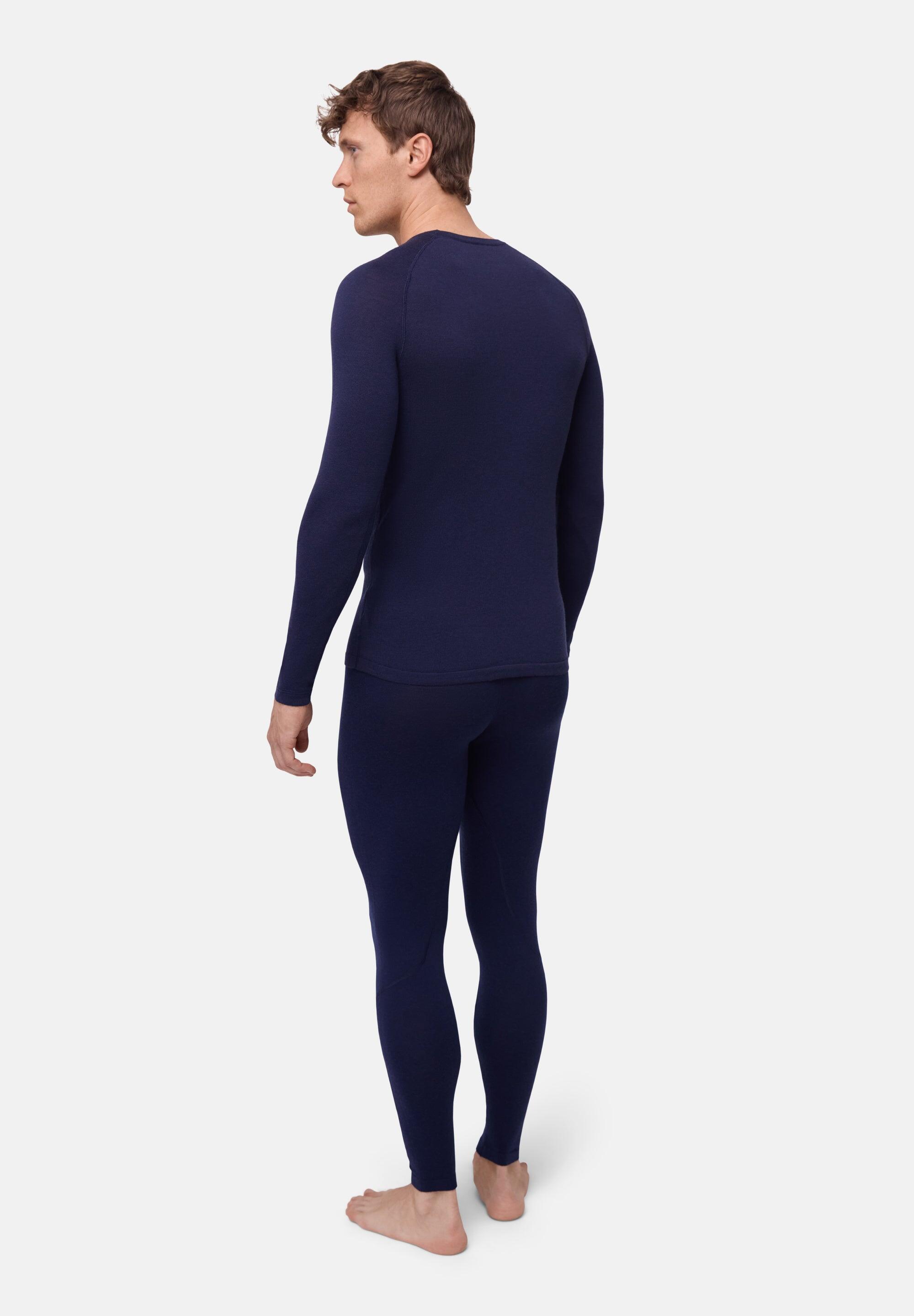 Ensemble thermique en laine mérinos pour homme Haut et pantalon 4/6