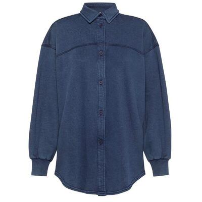 Deha shirt marmeren fleece shirt vrouwen