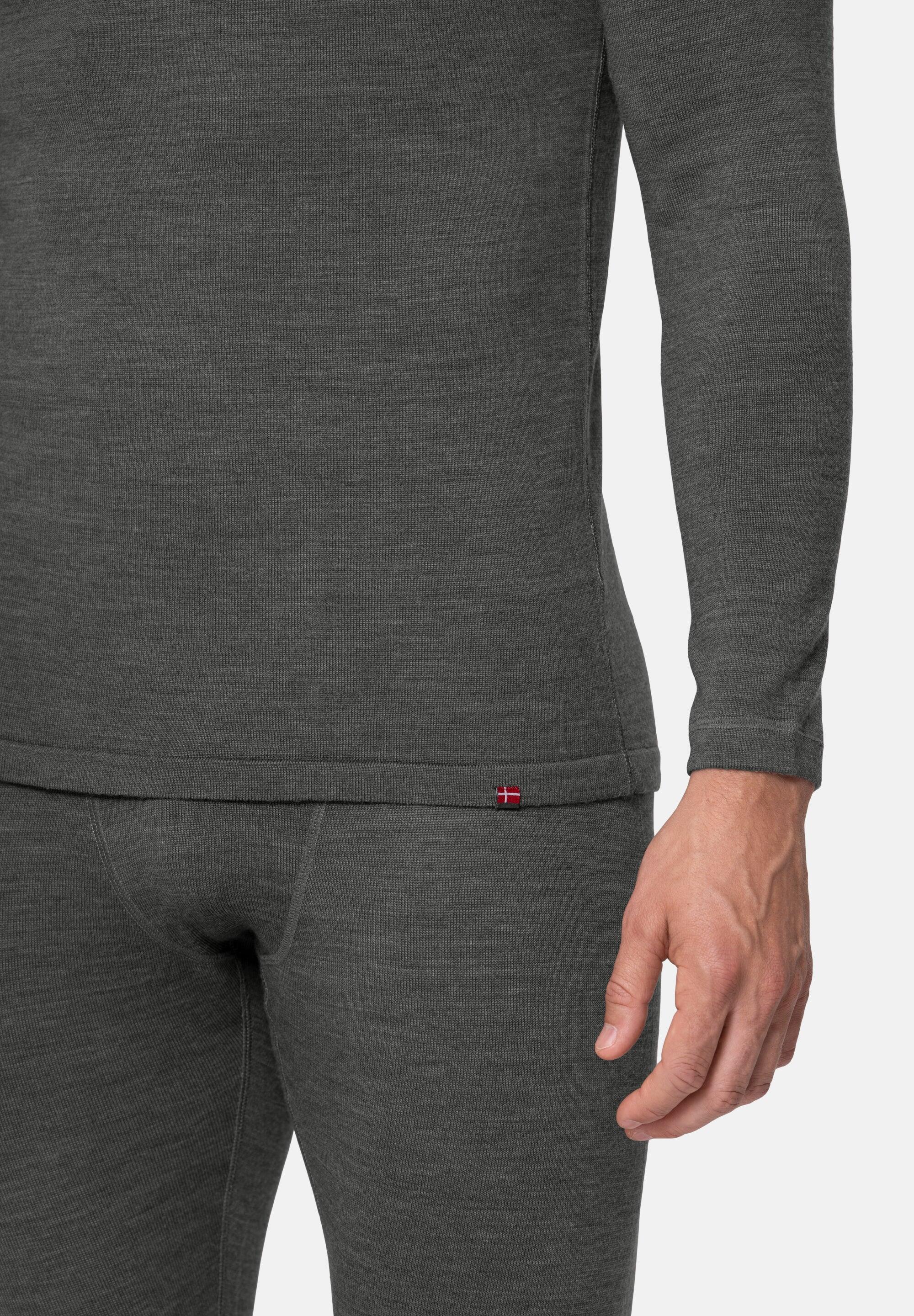 T-shirt Thermique Homme Manches Longues Laine Mérinos Extrême Froid 4/6