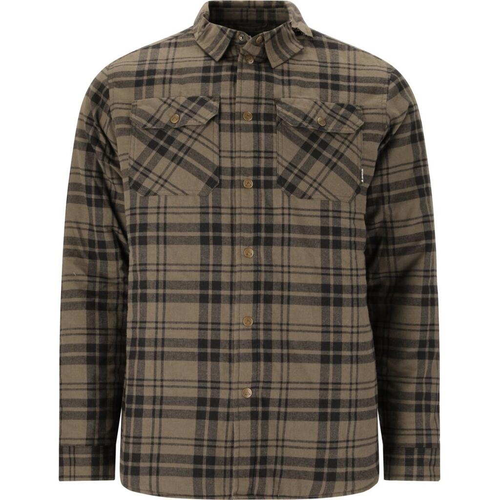 Whistler - Chemise Matelassée Whistler Tauron - Chemise Manches Longues - Marron|vert - Decathlon