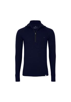 Herren Merino Half Zip Langarmshirt Warm Atmungsaktiv Baselayer