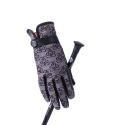 Gants d'équitation en cuir femme PS of Sweden Monogram