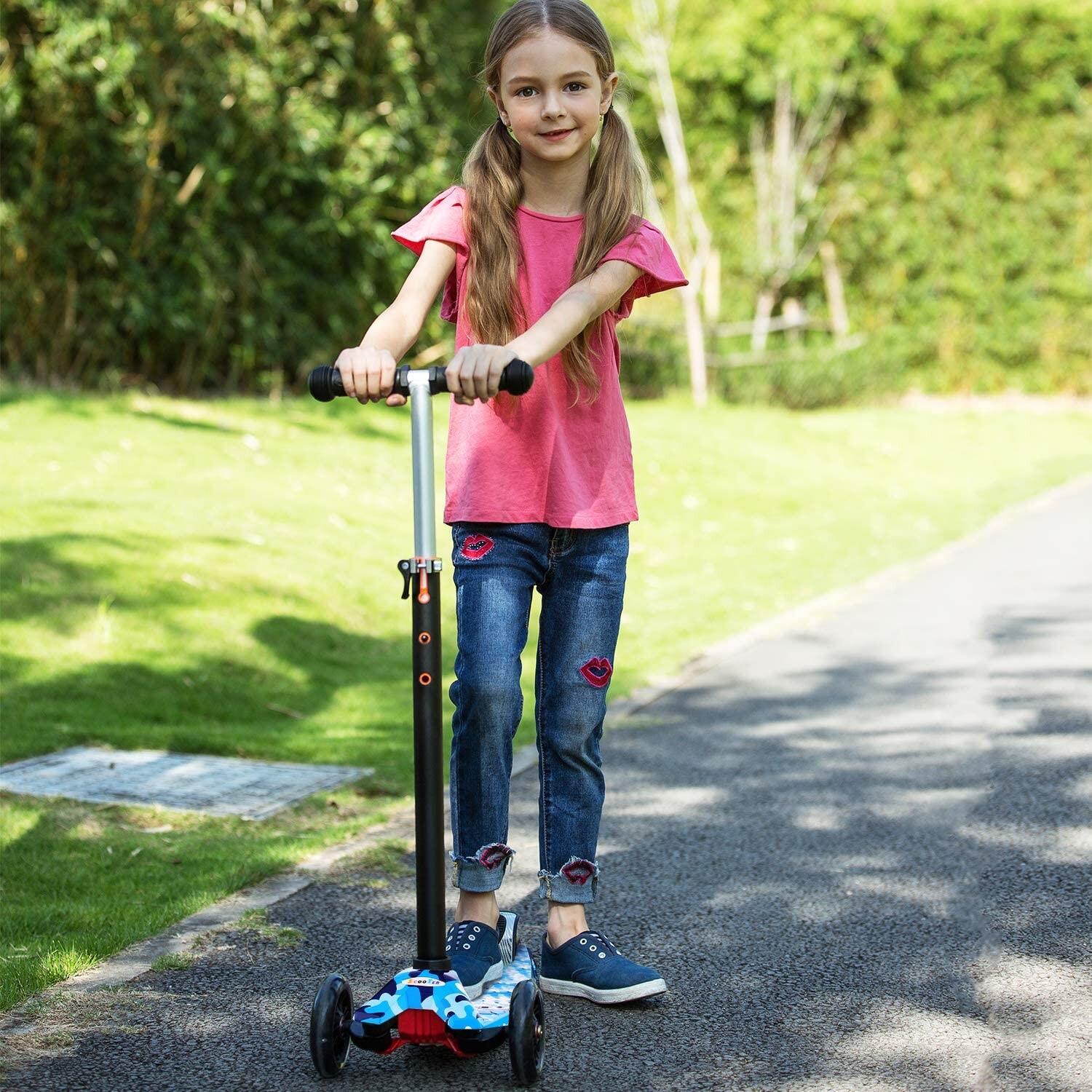 Patinete 3 Rodas Para Niños ATAA Flash Ajustável Com Luzes LED 2/7